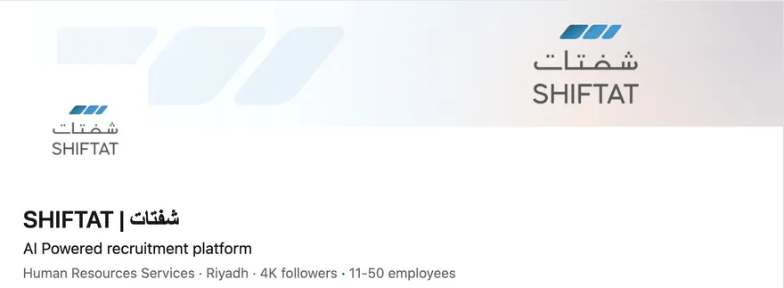 Shiftat's LinkedIn page: 4,000 followers